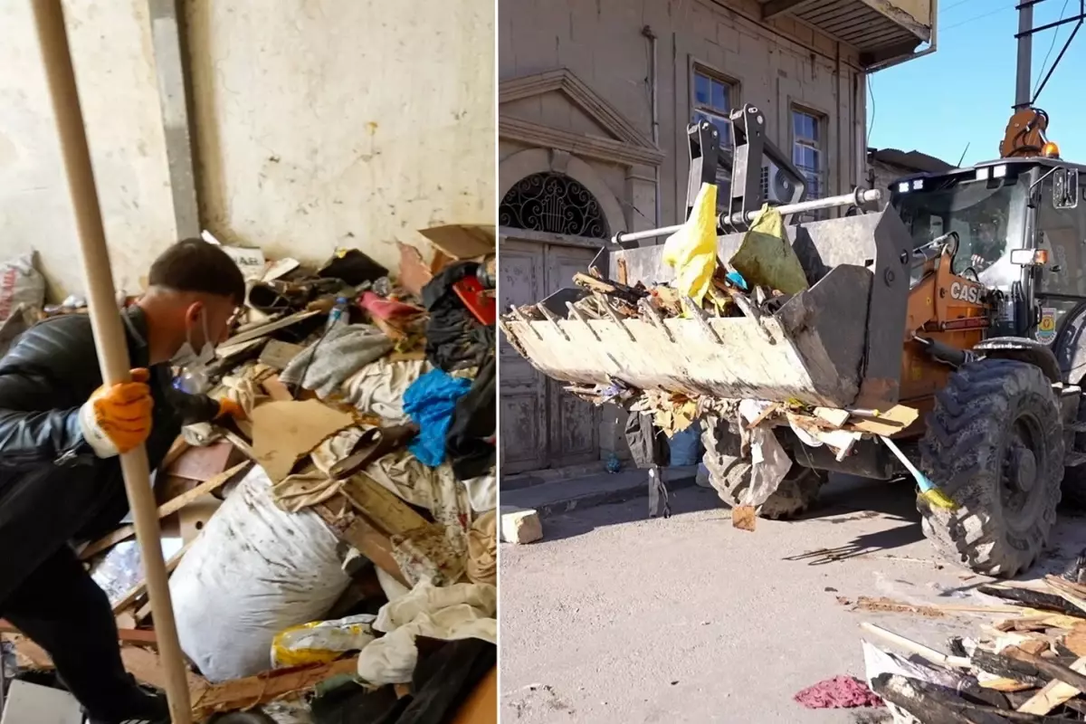 Tarsus’ta 168 Ton Atık Temizlendi: Mahalleyi Sarstıran Koku Ortaya Çıktı