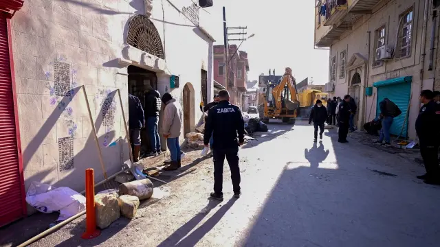 Temizlenen bölgenin öncesi ve sonrası