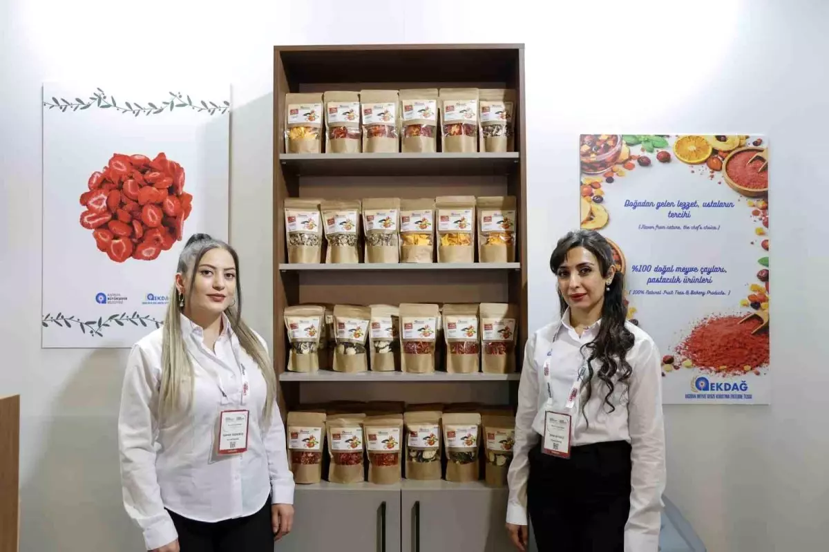 EKDAĞ Bozova Kurutma Tesisi Ürünleri 32. Uluslararası Gıda Fuarı'nda Sunuldu
