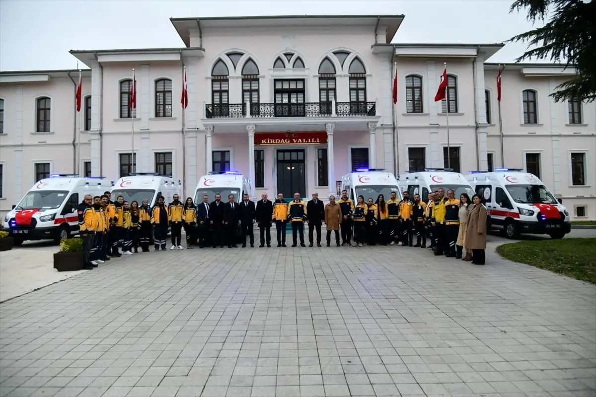 Tekirdağ’da 6 Yeni Ambulans Hizmete Girdi