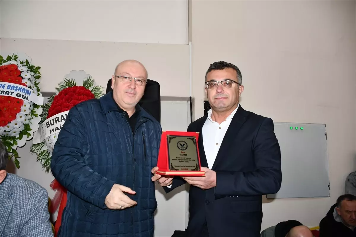 Orhan Şahin, Vezirköprü Esnaf Odası Başkanlığına Yeniden Seçildi