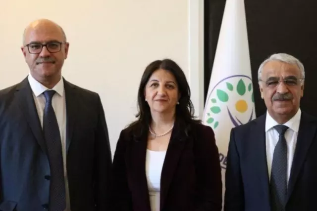 İmralı Adası'nda görüşme anı