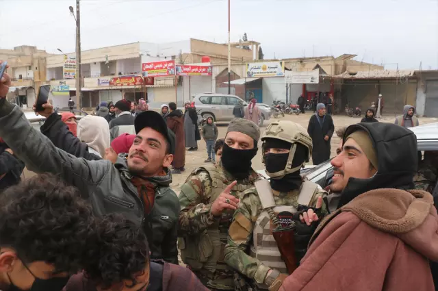 Tabka civarında çatışma anı