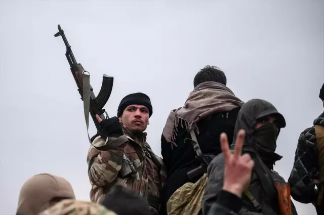 Suriye ordusunun hareketlerini gösteren harita