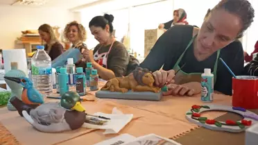 Antalya’da geleneksel sanat kursları