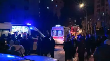 Yangın sonrası apartman binası