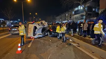 Kazada hasar gören otomobiller