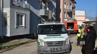 Yangın sonrası evin iç kısmı