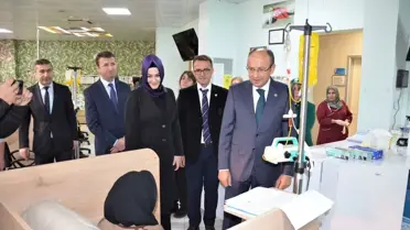 Moral ziyareti sırasında hastalarla etkileşim