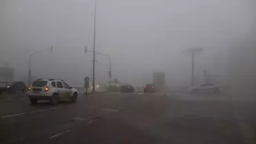 Sisli yollarda trafik kontrol ekipleri