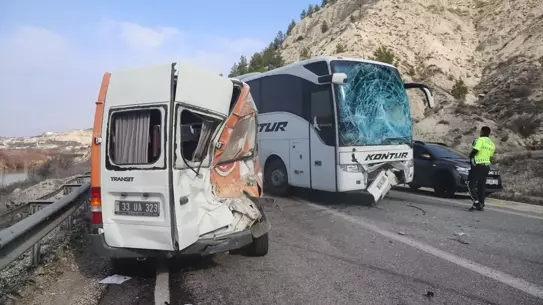 Kaza sonrası Mut ilçesindeki yol durumu
