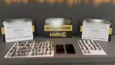 Ele geçirilen metamfetamin kapsülleri