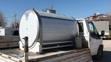 Süt soğutma cihazının kullanım anı