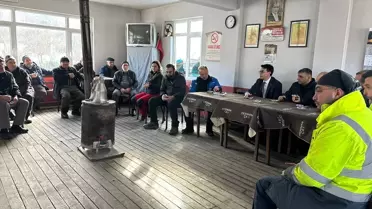 Sarıdayı Köyü'nde Kaymakam Kara ile vatandaşlar