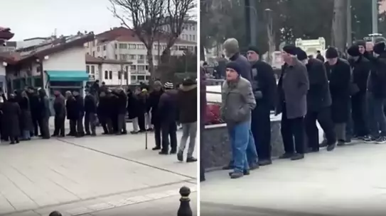 Çorum’da çorba dağıtımına uzun kuyruk