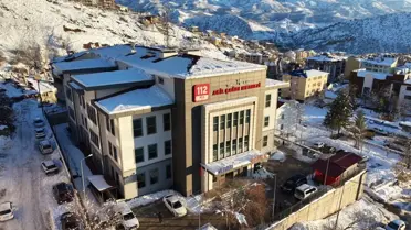 Tunceli 112 Acil Çağrı Merkezi iç mekan görüntüsü