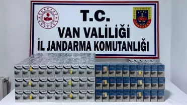 Ele geçirilen 1500 paket kaçak sigara