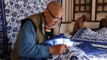 Yorgancılık atölyesinde kadın katılımcılar