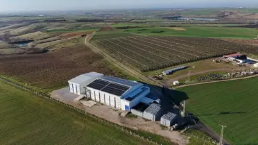 Güneş enerjisi panelleri ve soğuk hava deposu