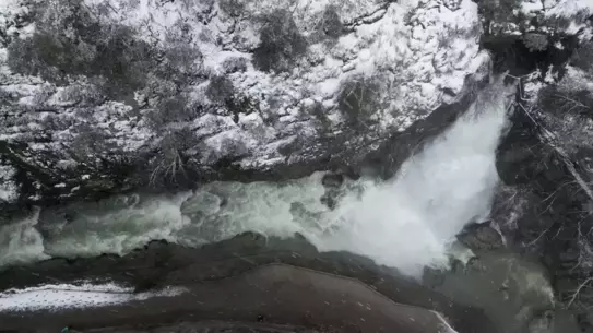 Ulukaya Kanyonu kar altında