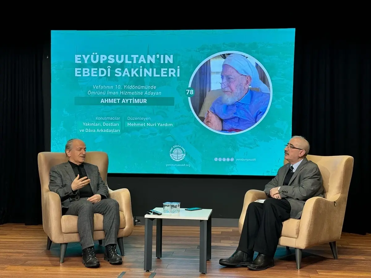 Eyüpsultan’da Ahmet Aytimur’un 10. Yıl Anması: Bediüzzaman’ın Öğrencisi Saygıyla Anıldı