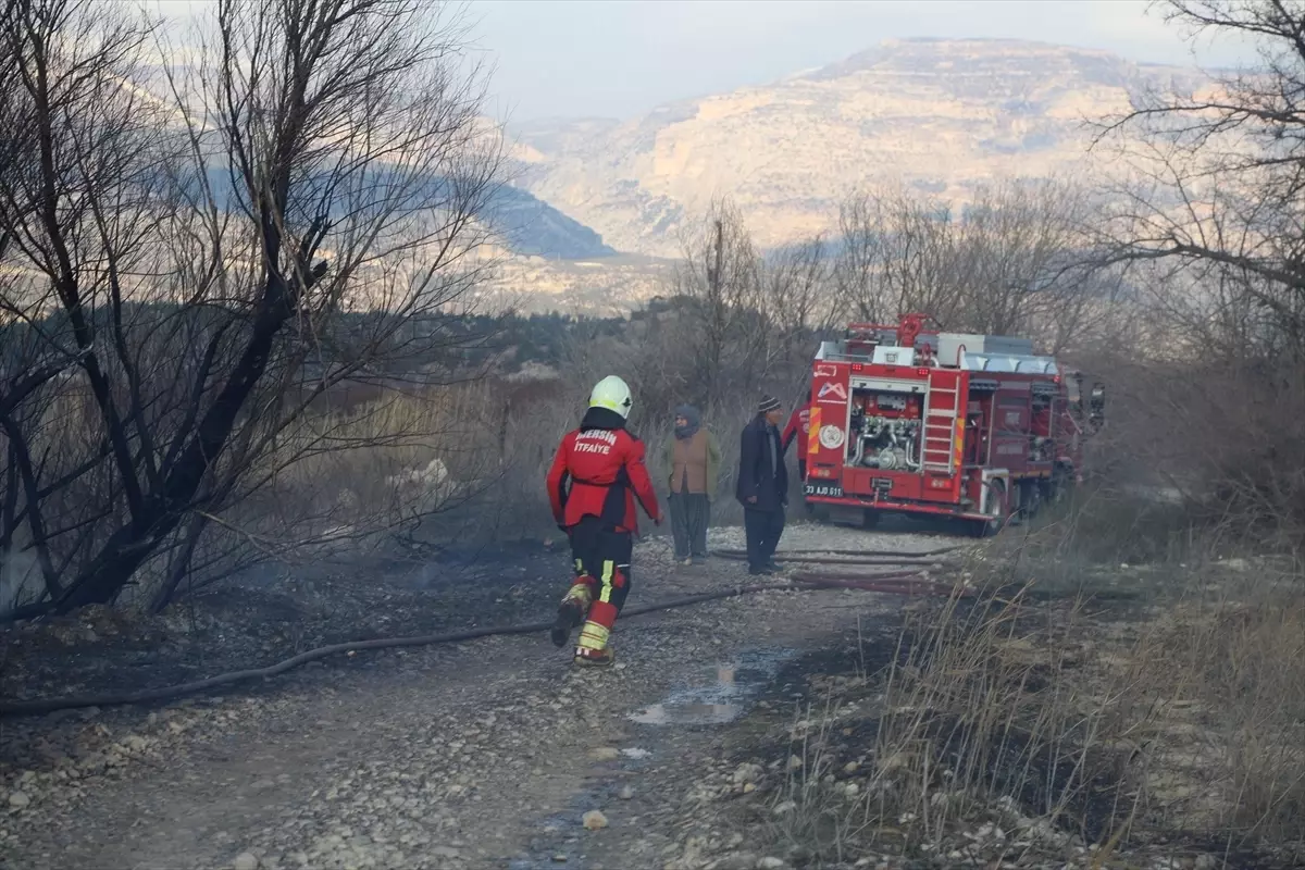 Mersin Mut İlçesinde Çıkan Yangın Başarıyla Söndürüldü