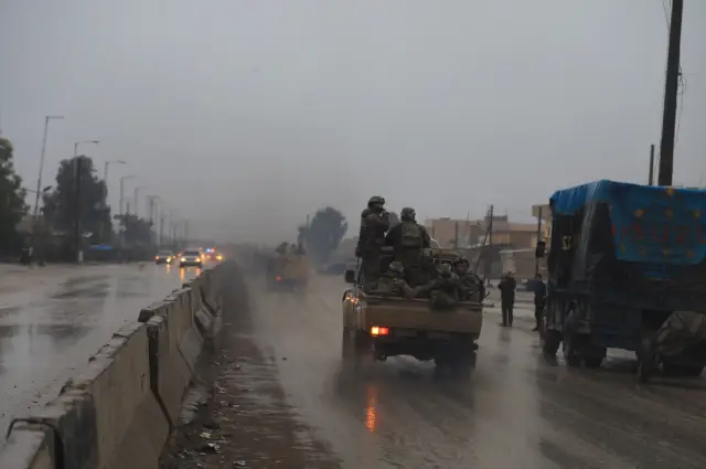 Teslim olan militanların kontrolü