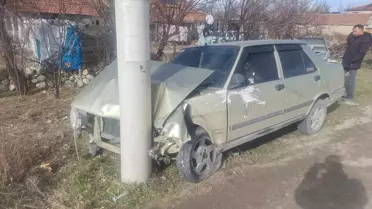 Kaza anındaki görüntü