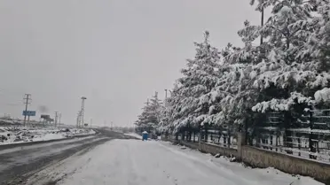 Diyarbakır merkezde karla karışık yağmur