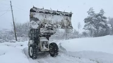 Karabük'te yol açma çalışması