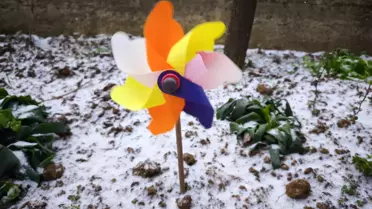 Karla kaplı Keşan sokakları