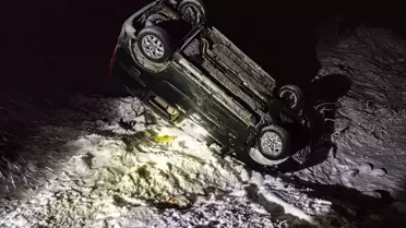 Devrilen hafif ticari araç