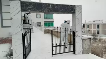 Olay yerinde bulunan evin iç mekan görüntüsü