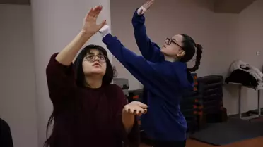 İbn Arabi söyleşisi ve tiyatro okulundan bir an