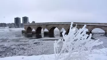 Sivas'ta yoğun kar ve buzlu yollar