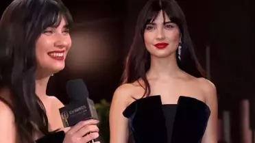 Tuba Büyüküstün Joy Awards sahnesinde