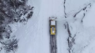 Tunceli'de kar kalınlığı 2 metreyi aştı