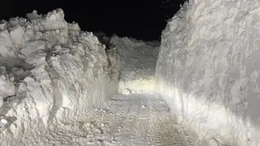 Temizlenen yolun yeni görünümü