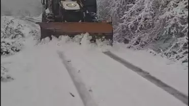 Kapalı köy yollarının haritası