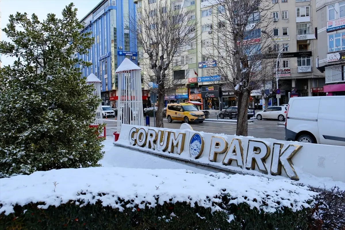 Çorum’da Sıcaklık -11°C’ye Düştü: Kar ve Don Şiddetli Etkisini Sürdürüyor