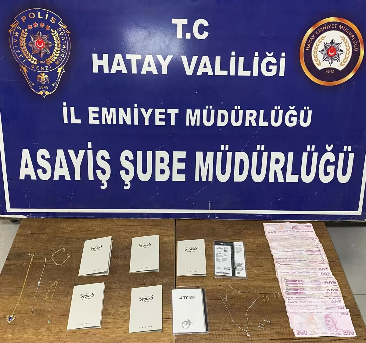 Hatay’da 750 Bin TL Değerindeki Ziyafet Çalınması Sonrası Şüpheli Otel Odasında Yakalandı