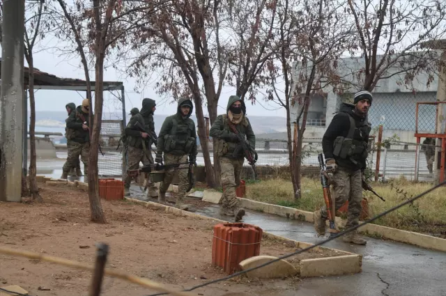 Haseke bölgesindeki durumun haritası