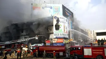 Yangın sonrası duman bulutu