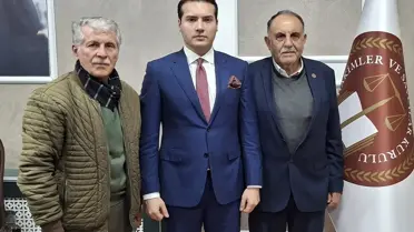 Beypazarı Muhtarlar Derneği Başkanı Uysal ve Başsavcı Özen'in toplantı anı