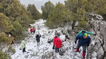 Beyşehir doğa yürüyüşü sırasında çekilmiş fotoğraf