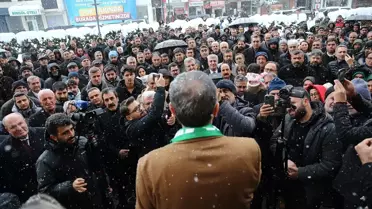 Veda programından bir kare