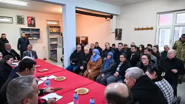 Kırklareli Valisi Uğur Turan köy ziyaretinde