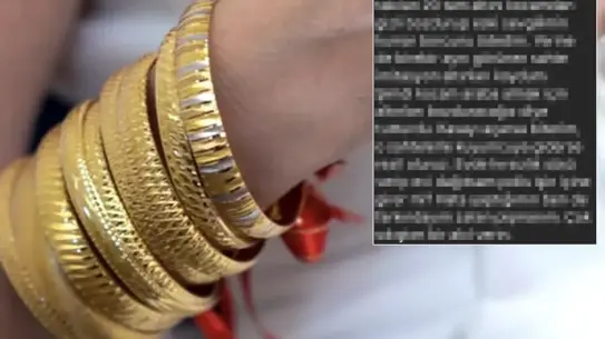 Bozdurulan altınların fotoğrafı