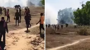 Hindistan’da Kontrolden Çıkan Fil 22 Kişiyi Öldürdü, Köylüler Çatı ve Ağaçlarda Uyuyor