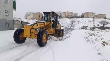 Mardin'de kar ve sis koşulları